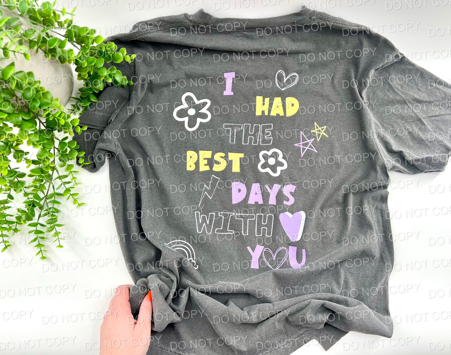 Best Day With You - Front & Back - Custom