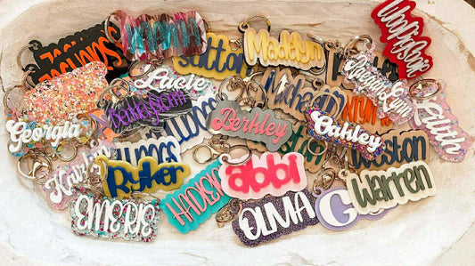 Custom Name Keychain