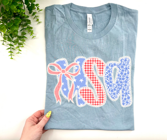 USA Faux Embroidery - CUSTOM