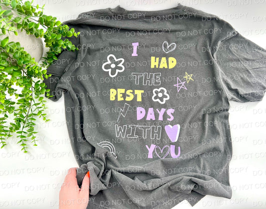 Best Day With You - Front & Back - Custom