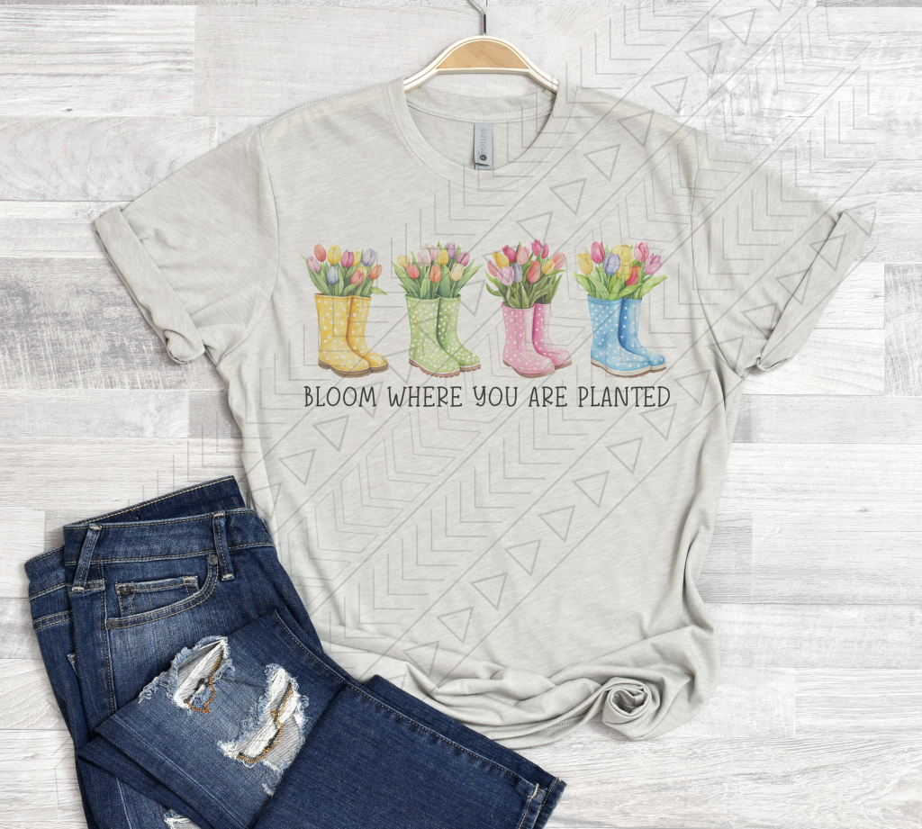 Bloom Where You Are Planted (spring) Shirts & Tops